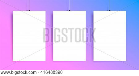 Editable Poster Mockups For Your Design. Presentation Layout