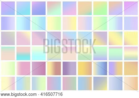 Seamless Pattern With Colored Pastel Squares. Stock Image. Vector Illustration. Eps 10.