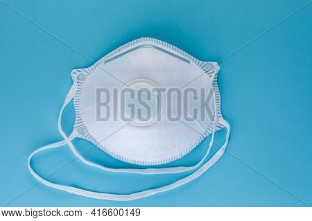 Ppe, Face Shield, Protective Mask , White Filter Mask Level Ffp1, Close Up