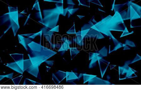 Abstract Colorful Bokeh Glass Shards For Background - Dreamy Background