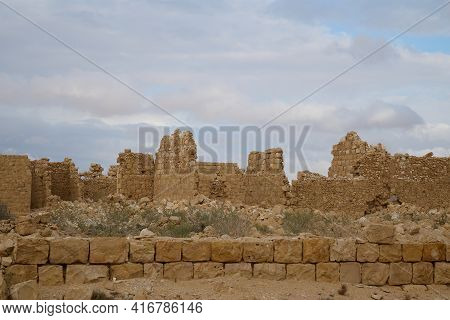 The Ruins Of A Turkish Railway Station In The Negev Desert In Israel Built More Than A Hundred Years