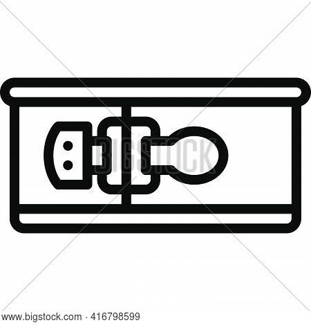 Springform Pan Icon, Bakery And Baking Related Vector Illustration