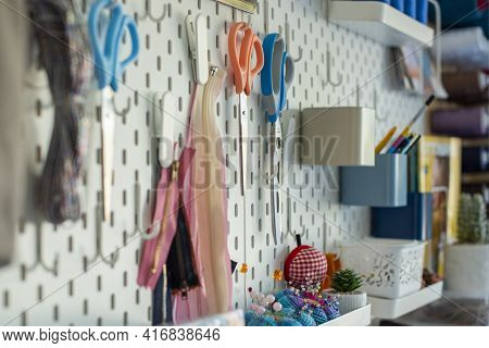Cosily Furnished Scandinavian Style Sewing House At Home