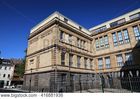 Krefeld City In Germany. Art Museum (kunstmuseen Krefeld).