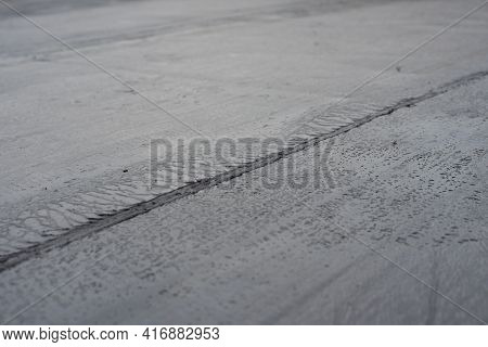 Waterproofing Flat Roof Terrace With Roll Bitumen