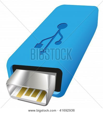 USB flash wektor