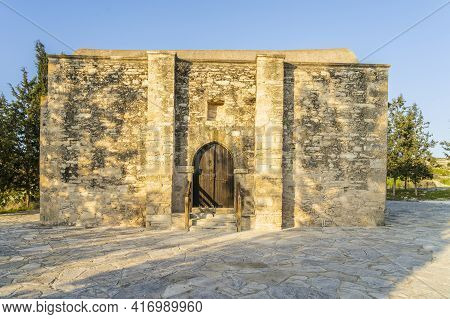December 2020. Athienou, Larnaca Cyprus. The Church Of Arhangelou In Athienou, Larnaca Disrict, Cypr