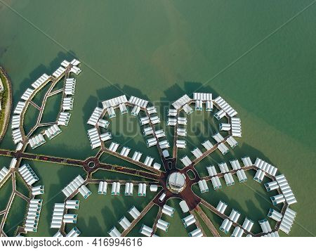 Port Dickson, Malaysia- Circa December, 2019: An aerial view of Lexis Hibiscus during day time. Its 