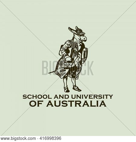 Kangaro Design Logo Vector. Kangaro Logo Identity