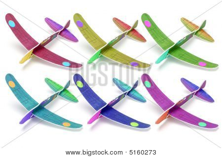 Styrofoam leksak flygplan