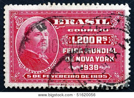 Postage Stamp Brazil 1939 Stephen Grover Cleveland