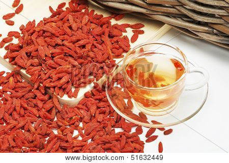 Cup Of Wolfberry Tea