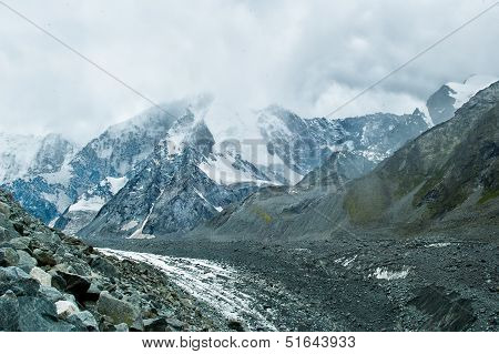 Akkem glacier on Altai