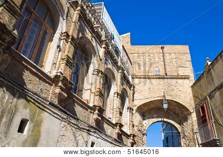 De Franchi Palace. Pisticci. Basilicata. Southern Italy.