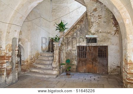 De Franchi Palace. Pisticci. Basilicata. Southern Italy.