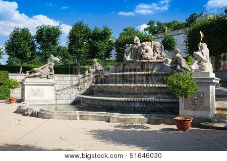 Garden Park In Dobris