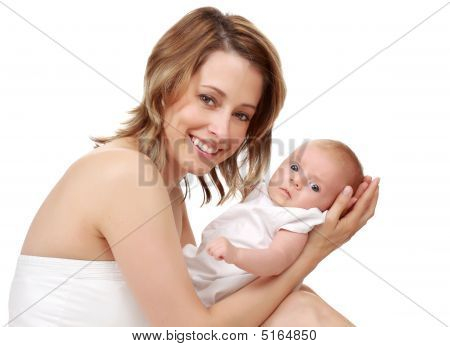 Mutter mit ihrem baby