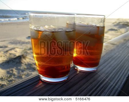 Bebidas en la playa