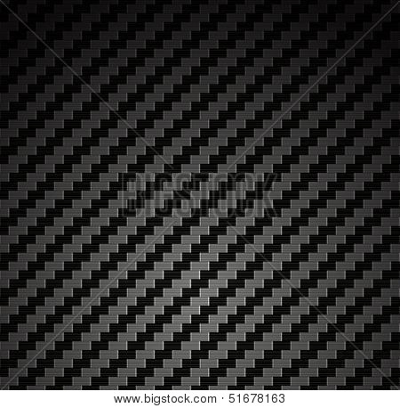 Carbon fiber background texture. Vector seamless pattern industrial material design