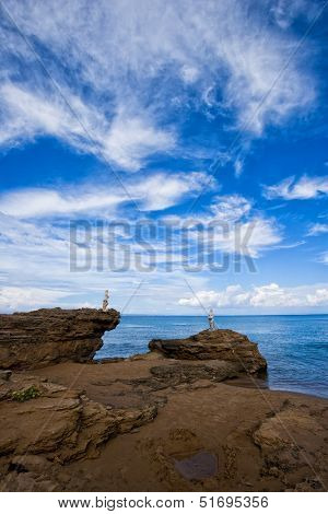 The beach of Vassilikos in Zakynhtos Greece