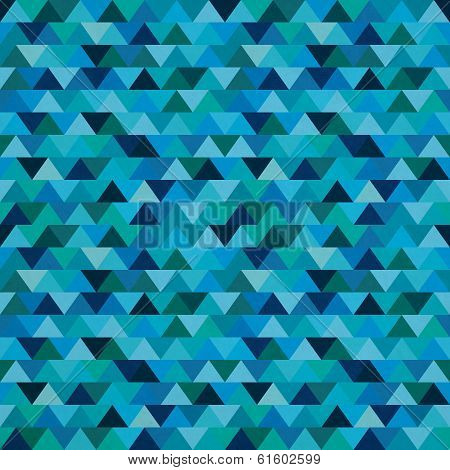 Sameless Zig Zag Triangle Pattern On Paper Texture