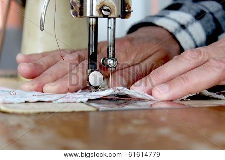 Sews On The Sewing Machine