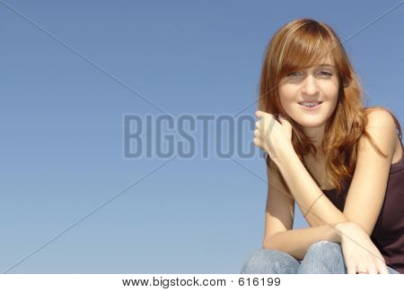 Csinos, fiatal lány