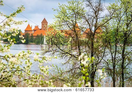 Medieval Old Castle In Trakai, Lithuania
