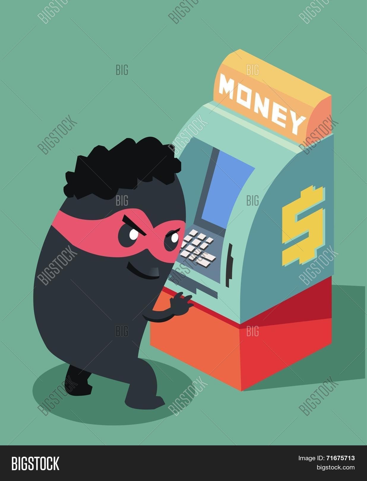 Skimming Fraud Crime Vector & Photo (Free Trial) Bigstock