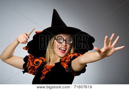 Witch doing her dirty tricks 