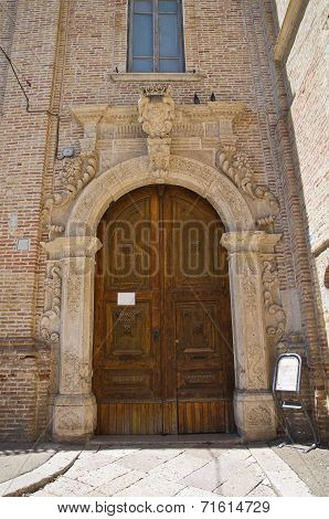 Franciscan monastery of San Severo. Puglia. Italy.