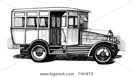 โบราณ Autobus