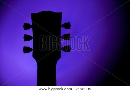 Sziluettje egy les paul gitár típusa