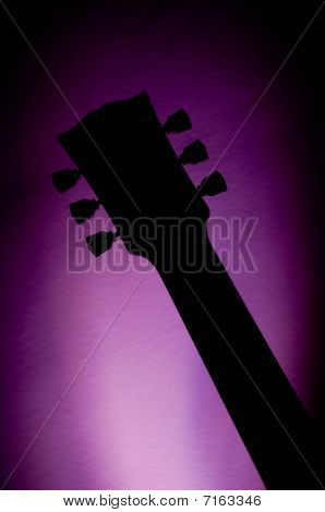 Sziluettje egy les paul gitár típusa