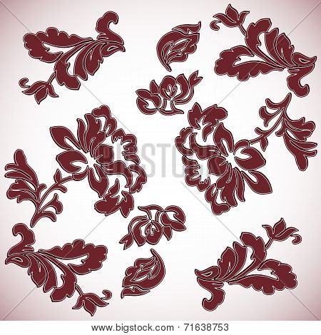 Decorative floral background