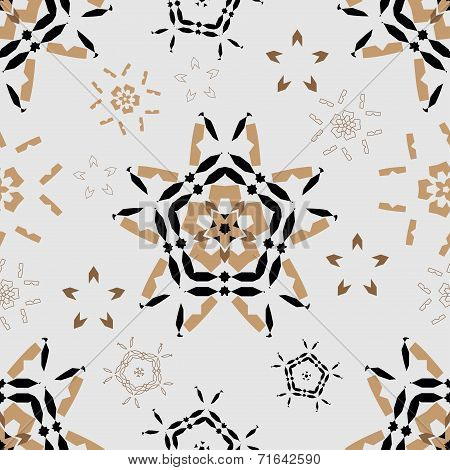 Ornamental round morocco seamless pattern. Orient traditional ornament. Oriental motif. Flat. RGB