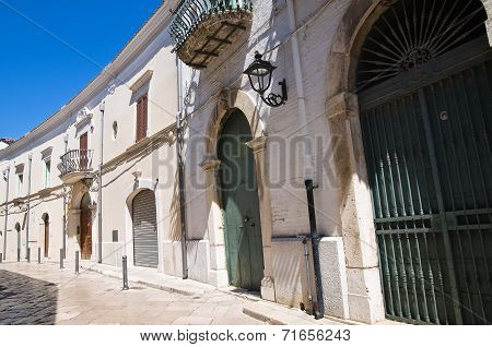 Alleyway. San Severo. Puglia. Italy.