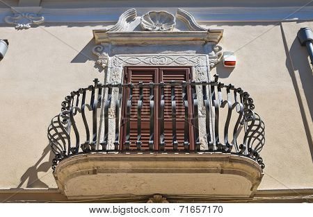 Historical palace. San Severo. Puglia. Italy.
