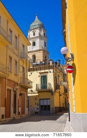 Alleyway. San Severo. Puglia. Italy.