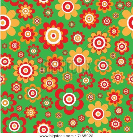 Fond de fleurs. Sans soudure