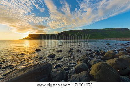 Sunset at Talsiker Bay, Scotland