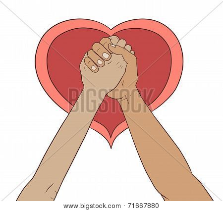 hands together