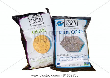 Tortilla Chips Isolated