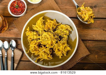 Onion Bhajis, Czech Beer