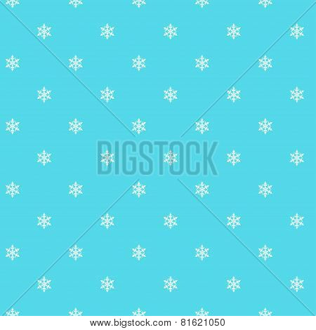 Seamless pattern. Snowflakes on a blue background.