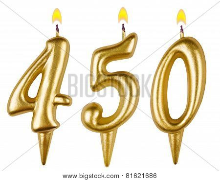 Candles Number Four Hundred Fifty