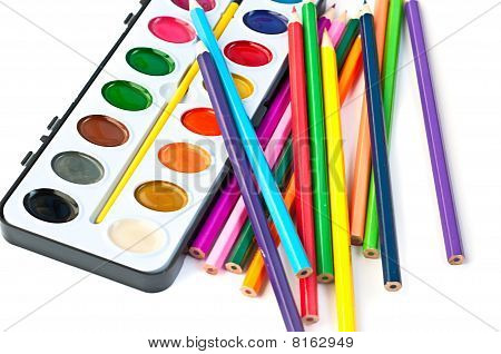 Paintbox med blyanter