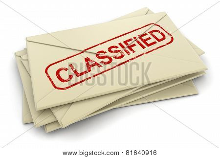 classified letters  (clipping path included)