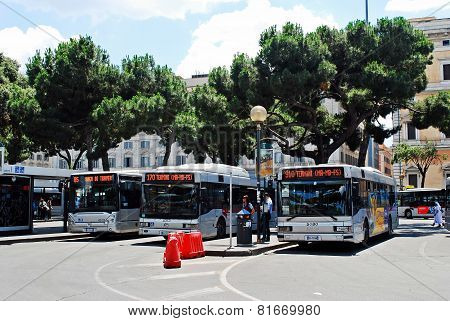 View Of Rome City Termini Station On June 1, 2014