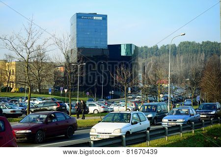 Vilnius City Danske Bank At Autumn Time On November 11, 2014